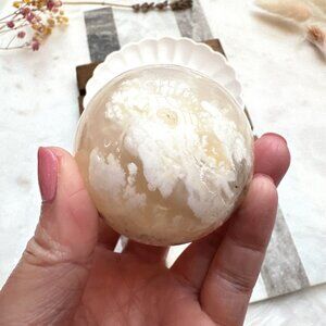 Gorgeous Snow Agate Sphere